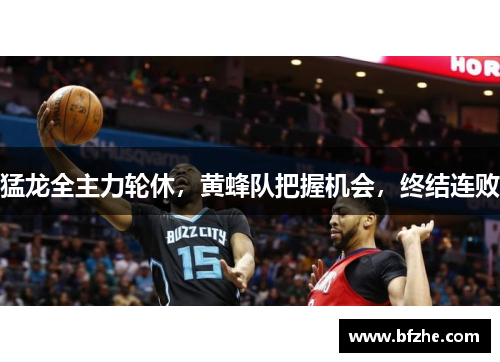 猛龙全主力轮休，黄蜂队把握机会，终结连败